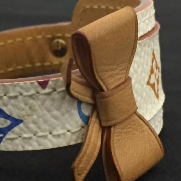 LOUIS VUITTON MONOGRAM MULTICOLOR GAMBLE BRACELET PORTE ADDRESS BRACELET/Q5516 - Picture 6 of 10